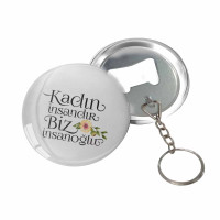 8 Mart Kadınlar Günü Özel Tasarım Hediyelik Anahtarlık | Kaliteli Metal