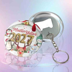 2027 Mutlu Yıllar Temalı Açacaklı Anahtarlık - Fonksiyonel Yılbaşı Hediyesi 2027 Mutlu Yıllar Temalı Açacaklı Anahtarlık - Fonksiyonel Yılbaşı Hediyesi