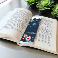 Yılbaşı Hediyesi Özel Tasarım Kitap Ayracı | Noel Temalı Okuma Şeridi