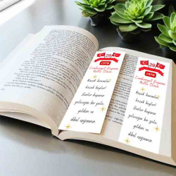 Öğrenciler için 29 Ekim Kitap Ayracı | Atatürk Sözlü Cumhuriyet Bayramı Hediyesi