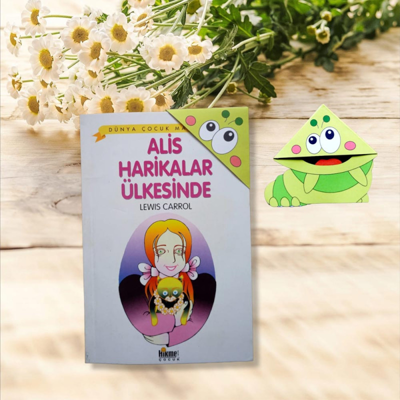 Artık Okuyorum Ayracı - Tırtıl Tasarım | Okuma Belgesi Hediyesi artik-okuyorum-ayraci-tirtil-okuma-belgesi-hediyesi