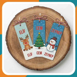 Kişiye Özel Yılbaşı Kitap Ayracı - Öğrenci ve Sınıf Hediyesi Modelleri Kişiye Özel Yılbaşı Kitap Ayracı - Öğrenci ve Sınıf Hediyesi Modelleri