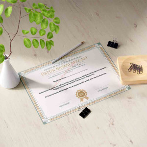 Başarı Belgesi | Kişiselleştirilebilir Tasarım Başarı Belgesi | Kişiselleştirilebilir Tasarım