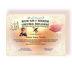 Artık Kur'an Okuyorum Belge