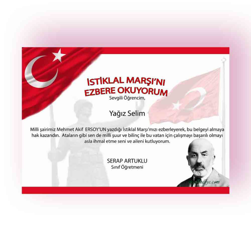 istiklal-marsi-ezbere-okuyorum-belgesi-resmi-onayli-ogrenci-sertifikasi