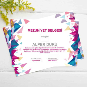 Mezuniyet Belgesi | Diploma ve Başarı Özelleştirilebilir Mezuniyet Belgesi | Diploma ve Başarı Özelleştirilebilir
