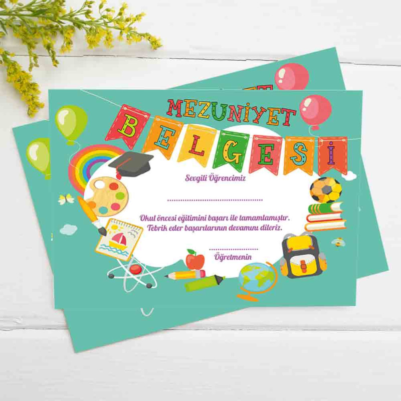 Mezuniyet Belgesi | Diploma Örneği mezuniyet-belgesi-diploma-ornek