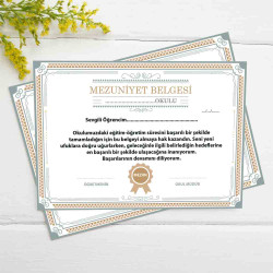 Mezuniyet Belgesi | Diploma ve Başarı