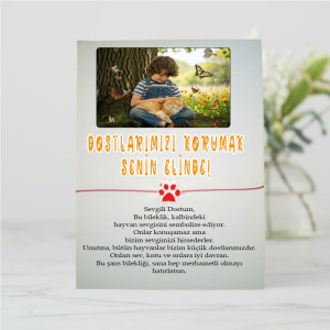 Hayvanları Koruma Günü Bilekliği - "Dostlarımızı Korumak Senin Elinde!"