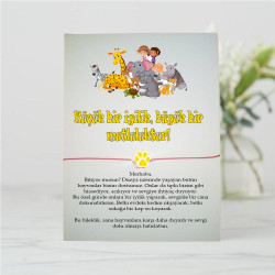 Hayvanları Koruma Günü Bilekliği - "Dostlarımızı Korumak Senin Elinde!"