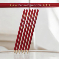Kırmızı "Canım Öğrencime" Kalemi - Öğrenci Motivasyon Seti