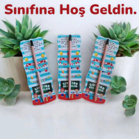 Kişiye Özel Tohumlu Kalemli Sınıfına Hoş Geldin Kartı