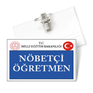 Nöbetçi Öğretmen Yaka Kartı | Görev Bilincini Yansıtan Dayanıklı Tasarım Nöbetçi Öğretmen Yaka Kartı | Görev Bilincini Yansıtan Dayanıklı Tasarım