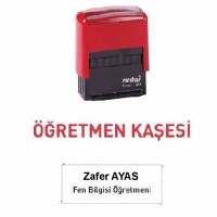 Öğretmen Kasesi | Kişiye Özel İsim Soyisim Branşlı Mühür Kaşesi