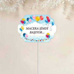 Okula Başladı Konuşma Balonu | İlk Gün Hatırası-Macera Şimdi Başlıyor Okula Başladı Konuşma Balonu | İlk Gün Hatırası-Macera Şimdi Başlıyor