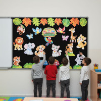 4 Ekim Hayvanları Koruma Günü Pano Süsleme Seti - Büyük Boyutlu Hayvan Figürlü Sınıf Panosu Dekorasyon Kiti 4 Ekim Hayvanları Koruma Günü Pano Süsleme Seti - Büyük Boyutlu Hayvan Figürlü Sınıf Panosu Dekorasyon Kiti
