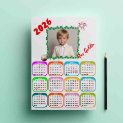 Kişiye Özel Fotoğraflı 2026 Yılı Duvar Takvimi | Çocuk ve Sınıf Takvimi Kişiye Özel Fotoğraflı 2026 Yılı Duvar Takvimi | Çocuk ve Sınıf Takvimi
