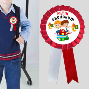 Artık Okuyorum Kokartı | İsimli & Resimli Başarı Kokartı Artık Okuyorum Kokartı | İsimli & Resimli Başarı Kokartı