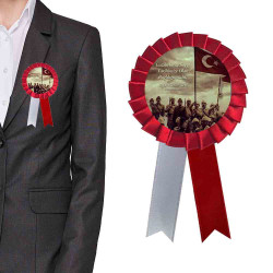 Gaziler Günü Kokartı | Tarihi Asker Fotoğraflı 19 Eylül Anma Rozeti