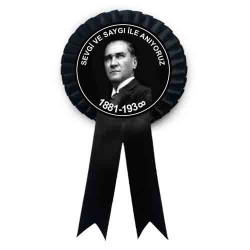 10 Kasım Atatürk Anma Kokartı | Özel Tasarım