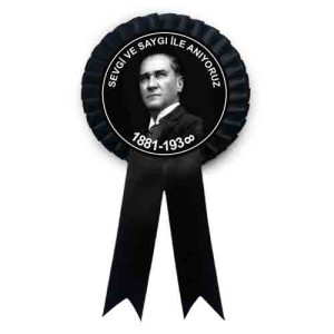 10 Kasım Atatürk Anma Kokartı | Özel Tasarım 10 Kasım Atatürk Anma Kokartı | Özel Tasarım