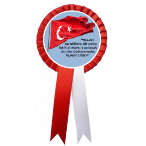 12 Mart İstiklal Marşı Kabulü ve Mehmet Akif Anma Günü Saten