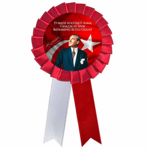 19 Mayıs Atatürk'ü Anma Kokartları - Gençlik ve Spor Bayramı Kokartı 19 Mayıs Atatürk'ü Anma Kokartları - Gençlik ve Spor Bayramı Kokartı
