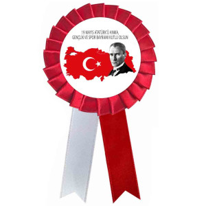 19 Mayıs Atatürk'ü Anma Kokartları - Gençlik ve Spor Bayramı 19 Mayıs Atatürk'ü Anma Kokartları - Gençlik ve Spor Bayramı
