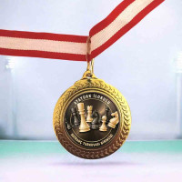 Kişiye Özel Satranç Turnuvası Madalyası - Okul Başarı Ödülü