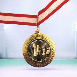 Kişiye Özel Satranç Turnuvası Madalyası - Okul Başarı Ödülü Kişiye Özel Satranç Turnuvası Madalyası - Okul Başarı Ödülü