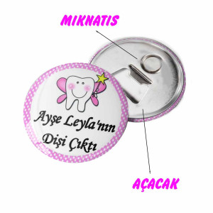 Bebek İlk Diş Magneti | Kişiye Özel Fotoğraflı Magnet Bebek İlk Diş Magneti | Kişiye Özel Fotoğraflı Magnet