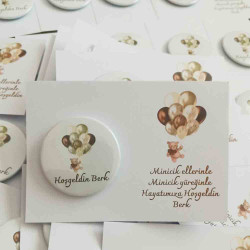 Bebek Mevlüt Magneti | Fotoğraflı ve İsme Özel