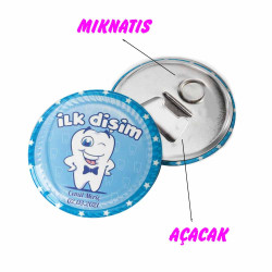 İlk Dişim Magneti | Bebekler İçin Hatıra Tasarımı