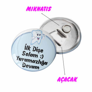 İlk Dişim Magneti | Bebekler İçin Hatıra İlk Dişim Magneti | Bebekler İçin Hatıra