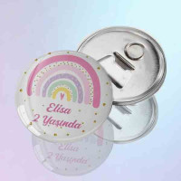 Gökkuşağı Temalı Kişiye Özel Magnet Açacak - Doğum Günü ve Bebek Mevlüdü Hediyeliği