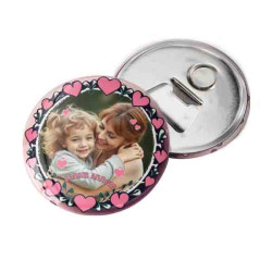 Canım Annem Resimli Magnet | Kişiselleştirilebilir Buzdolabı Magneti