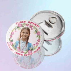 Anneler Günü Açacaklı Magnet Çiçekli - Özel Tasarım Hediye (Kişiye Özel Yazılı)