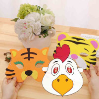 Tavuk Maskesi | Çocuklar için Karton Parti ve Kostüm Maskesi