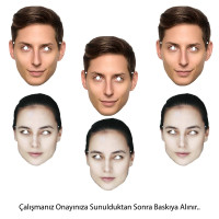 Gelin Damat Maskesi | Kişiye Özel Düğün Aksesuarı