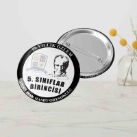 10 Kasım Atatürk Rozeti | Okula Özel Metal Anma Rozeti