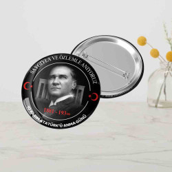 10 Kasım Atatürk'ü Anma Rozeti