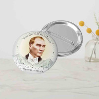 Atatürk Saygı Rozetim | Özel Tasarım Metal Rozet