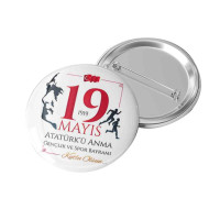 19 Mayıs Gençlik ve Spor Bayramı Rozeti | Atatürk’ü Anma