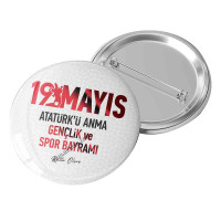 19 Mayıs Gençlik ve Spor Bayramı Rozet