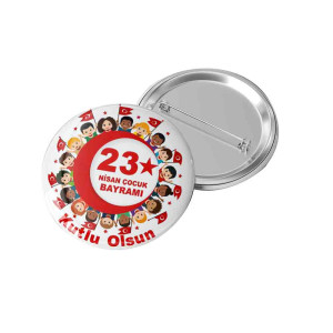 23 Nisan Çocuk Bayramı Rozeti | Ulusal Egemenlik 23 Nisan Çocuk Bayramı Rozeti | Ulusal Egemenlik