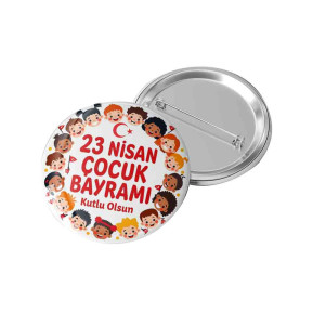 23 Nisan Çocuk Bayramı Rozeti | Ulusal Egemenlik 23 Nisan Çocuk Bayramı Rozeti | Ulusal Egemenlik