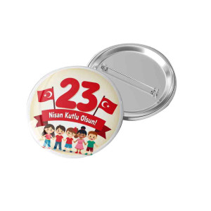23 Nisan Çocuk Bayramı Rozeti | Ulusal Egemenlik 23 Nisan Çocuk Bayramı Rozeti | Ulusal Egemenlik