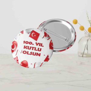 29 Ekim Cumhuriyet Bayramı Rozeti | Türk Bayraklı Metal Rozet 29 Ekim Cumhuriyet Bayramı Rozeti | Türk Bayraklı Metal Rozet