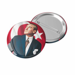 29 Ekim Cumhuriyet Bayramı Rozeti | Türk Bayraklı Özel Tasarım