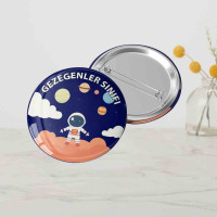 Gezegenler Sınıfı Rozeti - Uzay ve Astronomi Tutkunları İçin